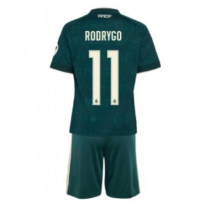 Real Madrid Rodrygo Goes #11 Udebanetrøje Børn 2026-27 Kortærmet (+ Korte bukser)